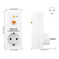 thumbnail image 2 of 16A Gfci Leakage Protection Plug Rcd Socket Home Circuit Breaker Cutout Switch Safety Personal Prot, 2 of 5