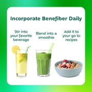 Benefiber Prebiotic Glp-1 Friendly Fiber + Supergreens Dietary Supplement Powder, Watermelon Lemonade Flavor, 8.8 oz (250g), 25 Day Supply