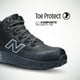 thumbnail image 2 of Zapatos New Balance Cremorne con punta compuesta, de seguridad, negros, medios, 2 of 8