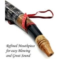thumbnail image 6 of 5MOONSUN5's Viking blowing cow Horn Whistle Medieval bull Buffalo Sounding Horn Viking Norse Cattle Ancient Horn Bugle -Bigul blowing horn Hunting Tool Resonating sound, 6 of 10