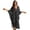 Black and Gray - Leopard, variant on Kaftan Dress for Women Leopard Print V Neck Batwing Sleeve Caftan Dresses Summer Beach Coverups Loose Fit Swimsuit Cover Ups