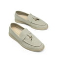 thumbnail image 5 of Women's Suede Loafers Slip-On Comfortable Business Casual Work Shoes with Arch Support, 5 of 6
