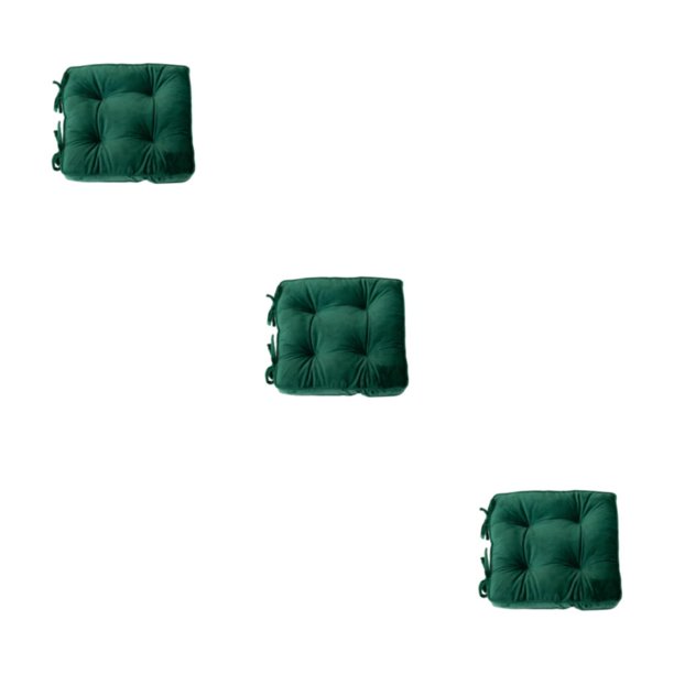 Naiovety Cojín de asiento suave y cómodo para la máxima relajación conveniente para llevar cojines para silla cojines verde negro 43*43cm Type1 NO1