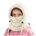 thumbnail image 2 of hengsof Kids Winter plush Hat,Warm Ski Face Mask Windproof Adjustable Full Cover Neck Warmer for Boys Girls 3-16Y, 2 of 6