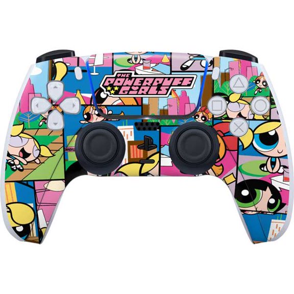 Skinit Cartoon Network Powerpuff Girls Patches PS5 Controller Skin