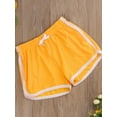 thumbnail image 6 of Canrulo Men's Ranger Panty Running Short Fitted Shorts Bodybuilding Quick Dry Gym Running Tight Lifting Shorts Yellow L, 6 of 6