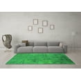 thumbnail image 3 of Ahgly Company Indoor Square Oriental Green Industrial Area Rugs, 4' Square, 3 of 4