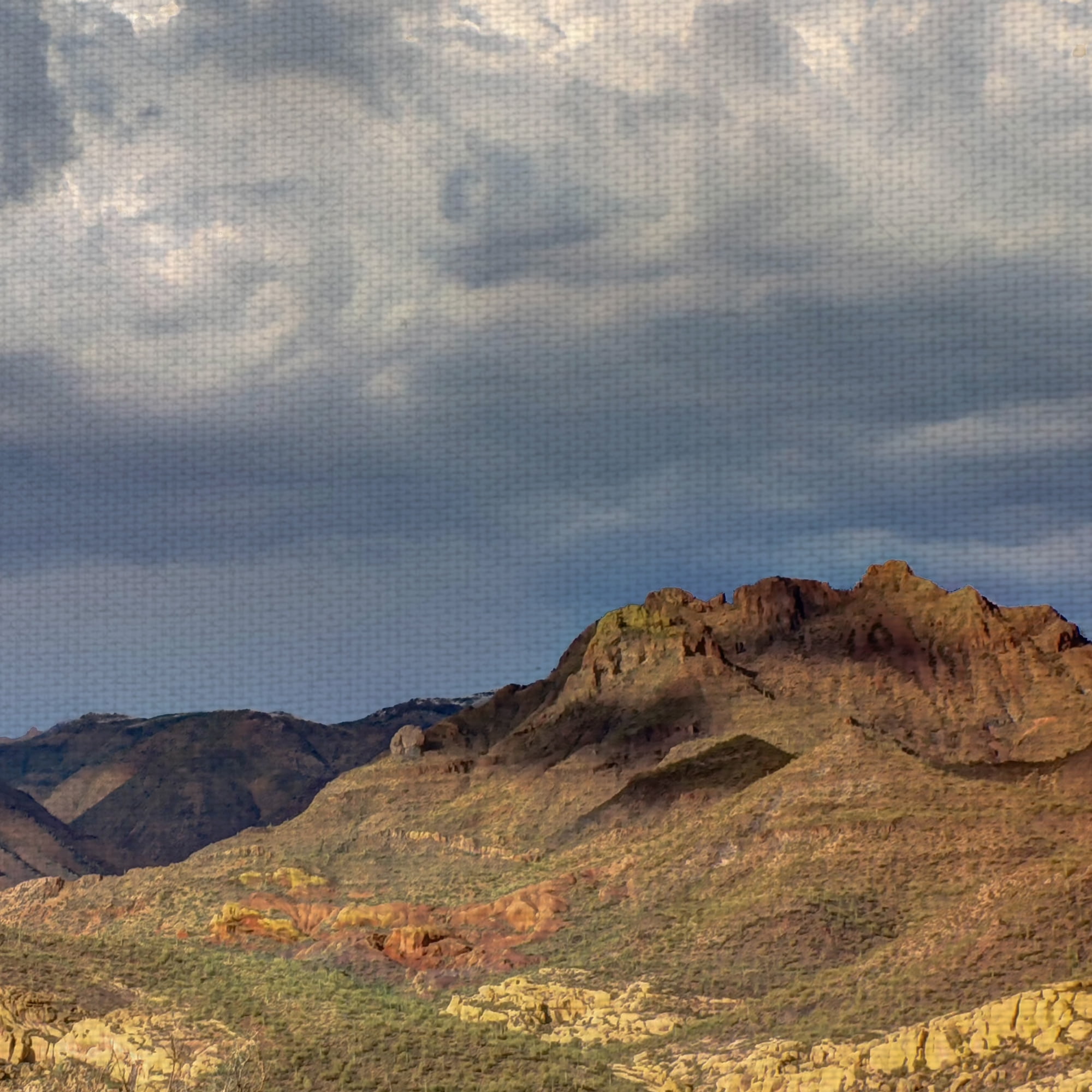 Masterpiece Art Gallery Stormy Desert by Robert Murray Canvas Art Print 30" x 40"
