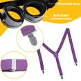 thumbnail image 4 of Women's holiday outfit set (including goggles/beanie/dress/suspenders/gloves) suitable for various occasions, holiday parties, and clothing accessories., 4 of 7