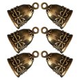 thumbnail image 1 of CRILSTYLEO 6Ud Decorativas Vintage De Latón Dorado Ideales Para Adornos Y Colgantes, 1 of 8