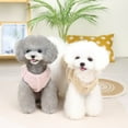 thumbnail image 2 of Yidarton 2022 Cotton Velvet Waistcoat Bear Dog Clothes Warm Autumn And Winter Cat And Dog Clothing Pet Clothes Pink, 2 of 6