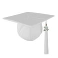 thumbnail image 4 of Class Act Graduation Adult Unisex Matte Graduation Cap with Matching Bling Charm Tassel, Maroon, 4 of 9