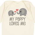 thumbnail image 4 of Inktastic My Pappy Grandpa Loves Me Boys or Girls Long Sleeve Baby Bodysuit, 4 of 5