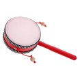 thumbnail image 1 of ELAYARD 1Pcs Drum Red PET Traditional Design Instrument for Children Playtime Activities, 1 of 6