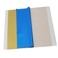 thumbnail image 3 of 100 hojas de papel de aluminio para manualidades, proyectos de bricolaje, clavos, estatuas, Oro azul, 3 of 9