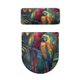 thumbnail image 2 of HELLHERO Parrot Toilet Lid Seat Cover & Bathroom Toilet Cozy Set with Fits All Toilet Shapes Polyester for Washable and Reusable, Easy to Install, 2 of 8