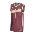 thumbnail image 2 of Unisex GameDay Greats #1 Garnet Florida State Seminoles Lightweight Highlight Print Basketball Jersey, 2 of 4