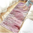 thumbnail image 2 of Modern Abstract Art Bath Mat for Bathroom, Pink Quick Dry and Super Absorbent Bath Rugs, Teal Ombre Abstract Aesthetic Non Slip Floor Mat for Kitchen Bedroom Inchesdoor, 15.7X23.6in, 2 of 5
