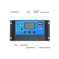 thumbnail image 2 of Controlador Solar 40A con USB, Carga Automática 12V/24V, Salida 5V 2.5A, Color Azul y Negro, ABS Resistente, 2 of 7