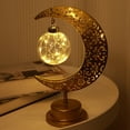 thumbnail image 4 of Lámpara de luna LED | Lámpara de bola decorativa | Decoración de oficina y hogar | Luz de noche para dormitorio que funciona con pilas, 4 of 6