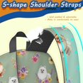 thumbnail image 5 of Pomeranian and Flowers 17" Waterproof Oxford School Backpacks for Teens, S-Shape Padded Straps, for School, Travel, Hiking, Camping, 5 of 5