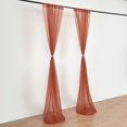 thumbnail image 6 of BalsaCircle 10 feet x 10 feet Sheer Voile Backdrop Drapes Curtains 2 Panels 5x10 feet Party, 6 of 8