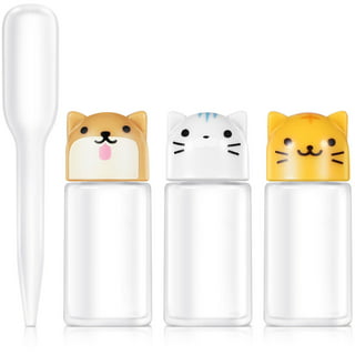 12 Pieces Bento Soy Sauce Case Container Bento Box Accessories, Mini  Condiment Plastic Bottle with Dropper, Cute Animal Lunch Sauce Case  Container for