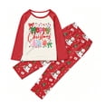 thumbnail image 3 of Lvotionpl Match Family Christmas Pjs, Matching Christmas Pajamas Long Sleeve Top & Pants Set Matching Holiday Family Pajama Xmas Sets, 3 of 5