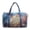 Galaxy Planet Print, variant on Garronmavis Galaxy Print Large Quilted Duffle Bag for Women, Weekender Overnight Bag Travel Tote Carry On Gym Dance Bag with Zipper Pockets