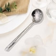 thumbnail image 3 of Utensilios para servir cubiertos de acero inoxidable, espumadera, cuchara ranurada/cucharón de sopa, juego de utensilios para servir, 10 Uds., 3 of 5