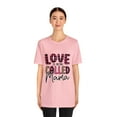thumbnail image 3 of Love Is Being Called Mama Unisex Jersey Short Sleeve Tee, 3 of 4