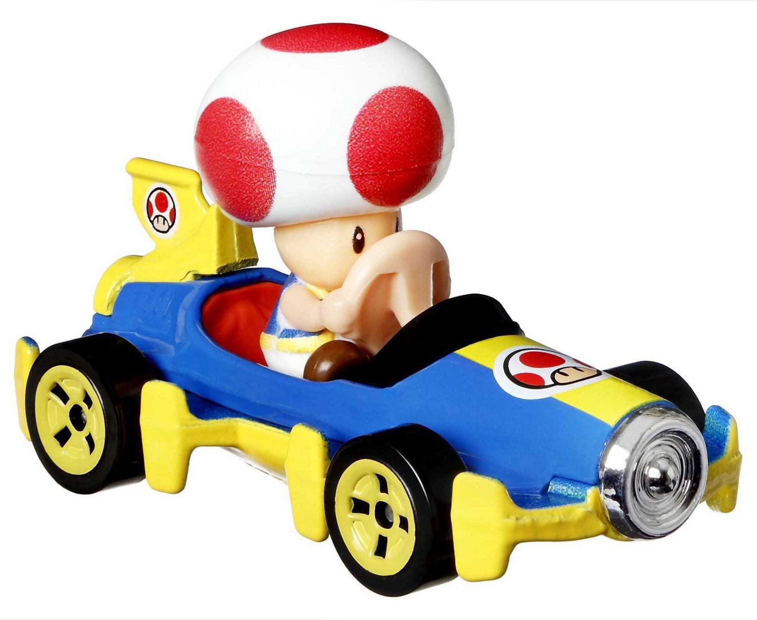 Hot Wheels Mario Kart Toad Mach 8 Vehicle