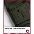 thumbnail image 3 of CANADA WEATHER GEAR Boys' Winter Jacket - Heavyweight Teflon Canvas Parka Coat (Size: 8-20), 3 of 7