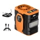 thumbnail image 2 of Ventilador de cintura con linterna, ligero, portátil, para colgar en cuello, ideal para correr, hacer ejercicio, de construcción y acampar. Naranja y negro, 2 of 8