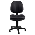 thumbnail image 2 of Pemberly Row Comfort Task Chair Fabric Padded 18-22 Inches Height Black, 2 of 5