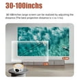 thumbnail image 6 of Nkmbld Projector for Bedroom, Portable Outdoor Movie Projector Home Movie LED Video Projector with USB Interface and Remote Control for Home Entertainment, 6 of 8
