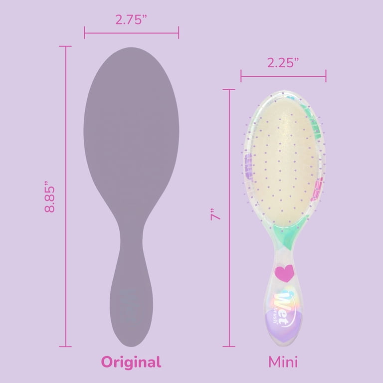 Wet Brush Midi Detangler, Glitter Hearts, All Hair Types photo 7