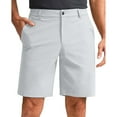 thumbnail image 5 of Dresfit Golf Shorts Mens Stretch Dress Hiking Shorts 2026 Summer Lightweight Big and Tall Chino Short Pants Baggy Slim Fit Elastic Bottoms with Pockets Light Gray M, 5 of 6