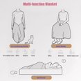 thumbnail image 5 of Flannel Blanket Banchan Hyunjin Throw Blanket Sofa Couch Blanket Tapestry Home Deco, 5 of 5