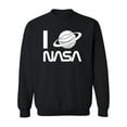 thumbnail image 2 of NASA I Love Space Nasa Sweatshirt Women -NASA Designs, Female Small, 2 of 4