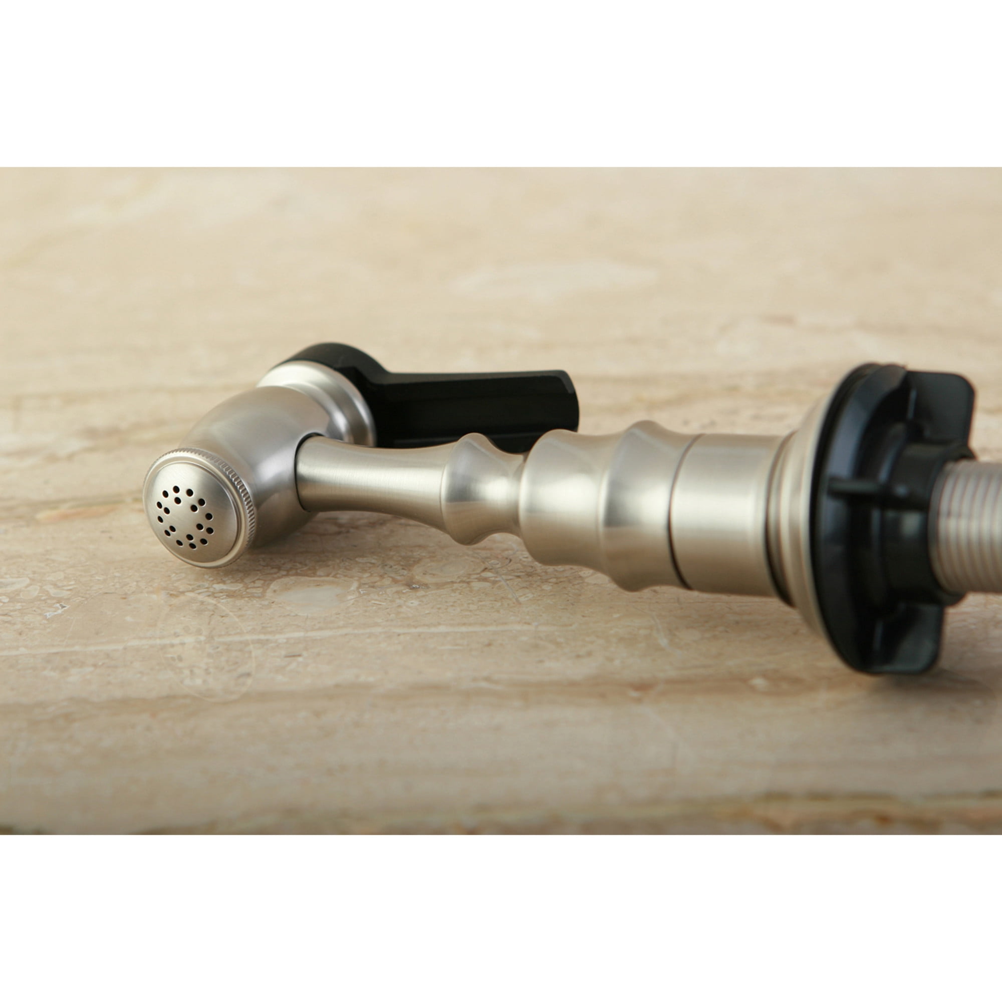 Kingston Brass KBSPR18 Brass Kitchen Faucet Side Sprayer in Brushed Nickel