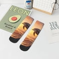 thumbnail image 7 of Rocae Sunset Dancing Dolphin A for Premium Adult Socks,Comfortable, Breathable, and Durable Socks, Perfect for Everyday Wear, 7 of 7