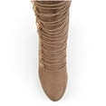 thumbnail image 4 of Journee Womens Trill Wide Calf Round Toe Over The Knee Boots, 4 of 9