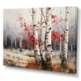 thumbnail image 2 of Designart "Winter Contrast Birch Woods III" Tree Birch Wall Decor, 2 of 7