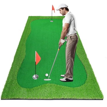 GoSports Golf 5x4 Hitting Mat | Includes 3 Rubber Tees, Green - Walmart.com