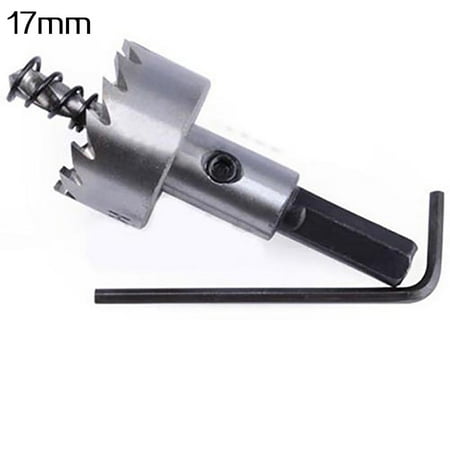 

SouthEle 16-50mm Carbide Tip Tipped Drill Bit Set Metal Wood Alloy Cutter Hole Saw Tool