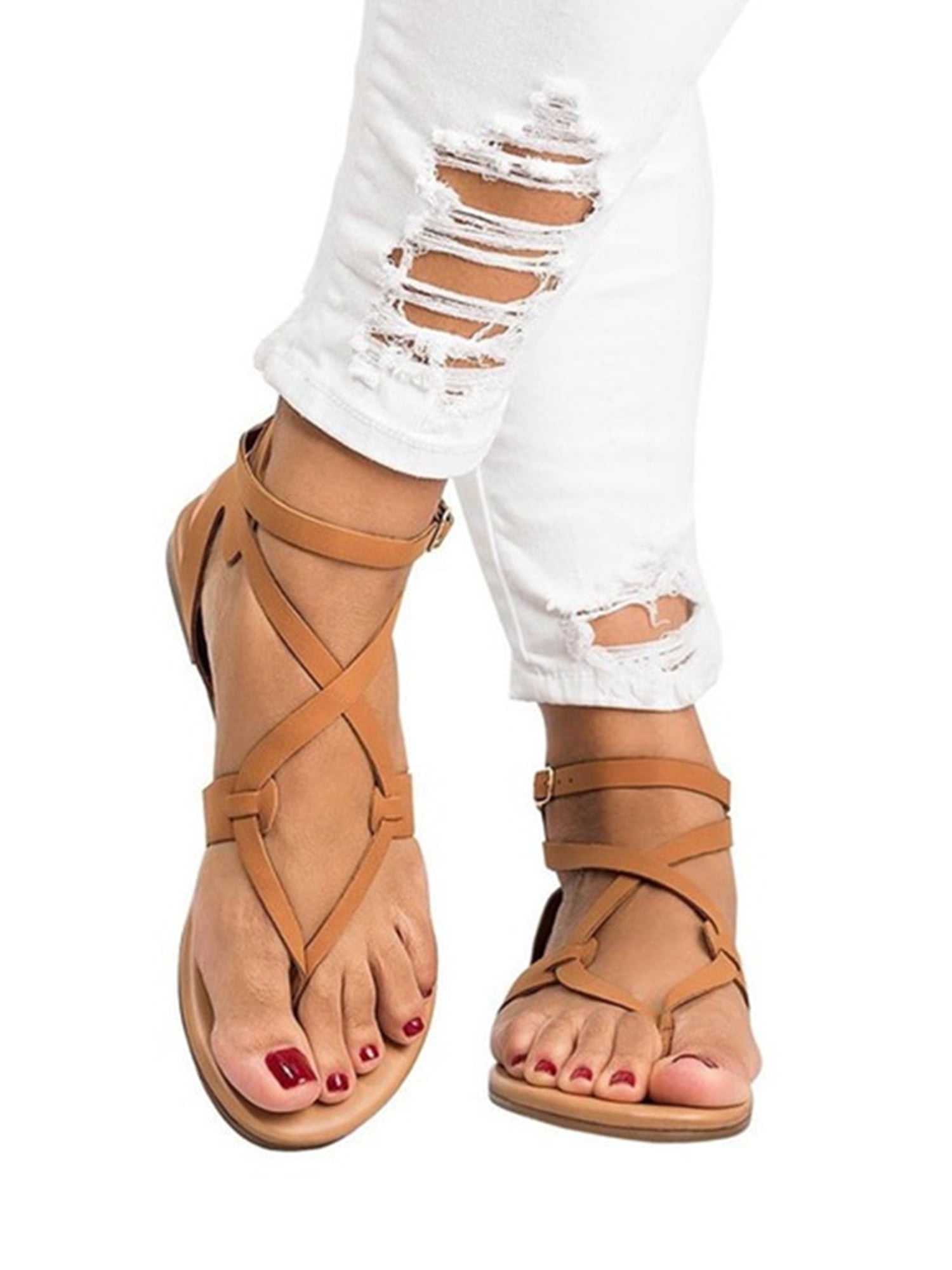 Essentials Womens Casual Strappy Sandal
