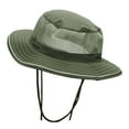 thumbnail image 3 of Big Size Talson UV Mesh Bucket Hat - Olive XL-2XL, 3 of 5
