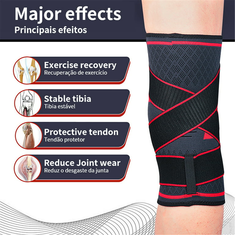 Elbourn Knee Braces for Knee Pain, Patellar Tendon Support Strap Compression  Sleeve for Adults Teens Joint Pain Relief - 2 Pack 