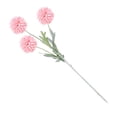 thumbnail image 3 of facefd Artificial Chrysanthemum Ball Flower Bouquet Simulation Floral Decor Home Office artificial Flower, Pink, 3 of 5